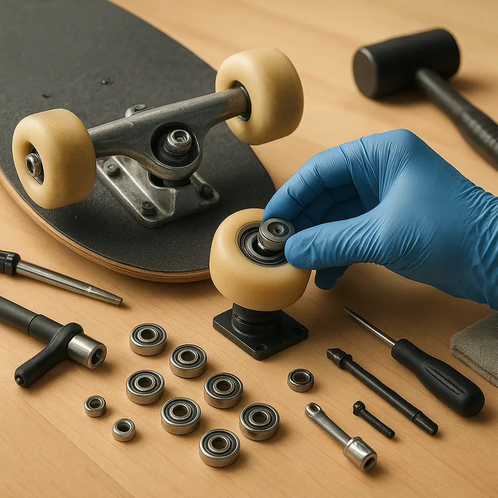 Údržba a oprava skateboardu
